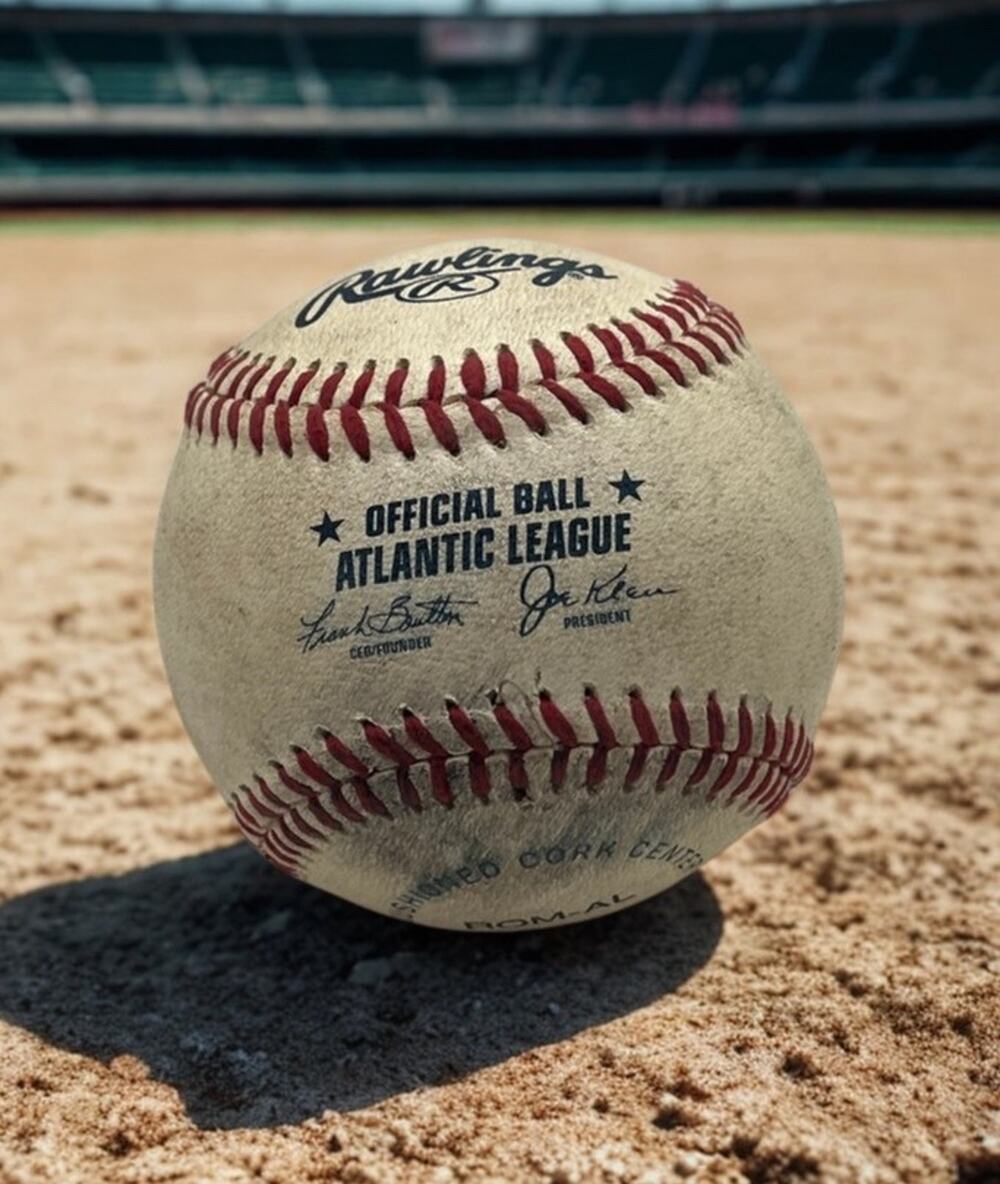 Atlantic League Rawlings Official Game Used Baseball ALPB Independent League Bal